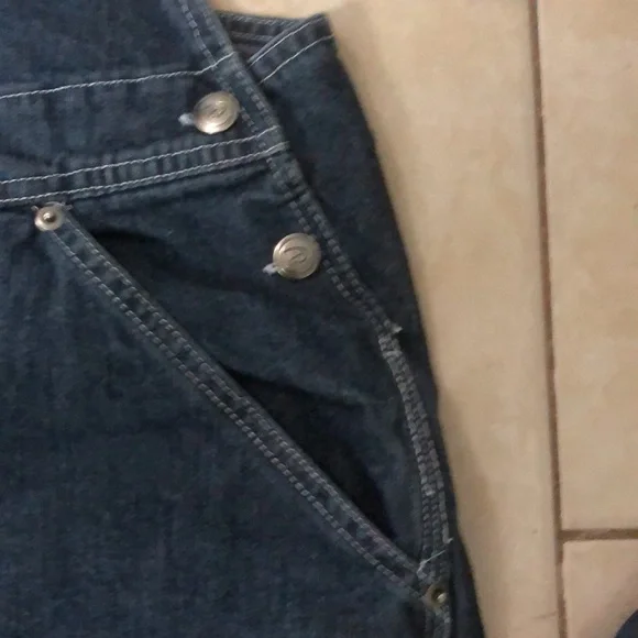 Disney Plus Overalls Vintage Eeyore Denim Jeans 2X - Picture 4 of 10